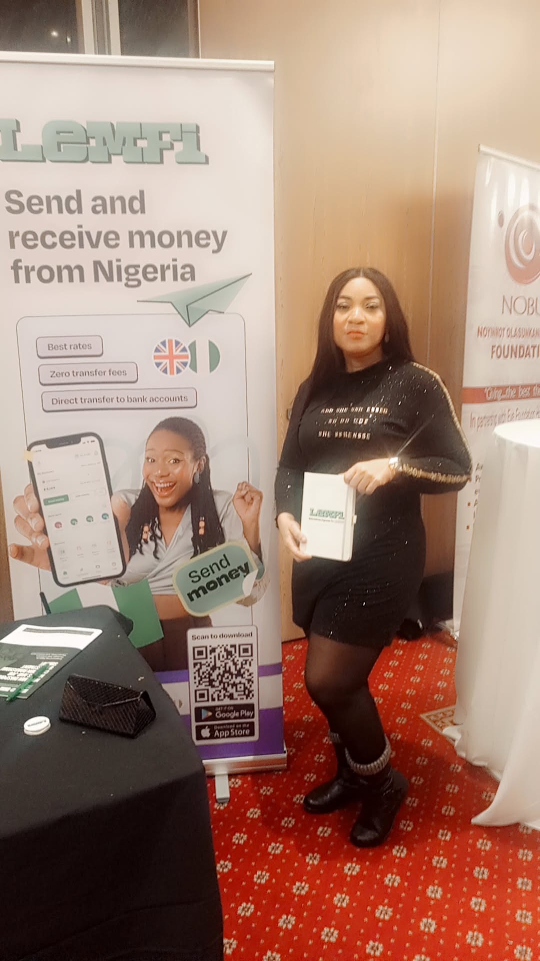Kadville stand at the Nigerian Diaspora MSMEs and Job Creation Roadshow & Investment Summit, London
