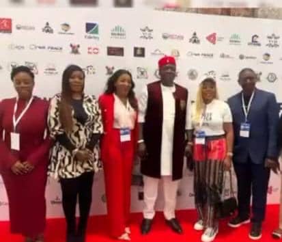 Kadville Connect C.E.O. Mrs Chinwe with fellow delegates at the Invest in Africa Summit and Property Expo 2025 London Edition